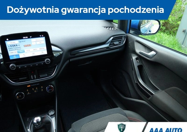 Ford Fiesta cena 55000 przebieg: 57584, rok produkcji 2019 z Krzywiń małe 352